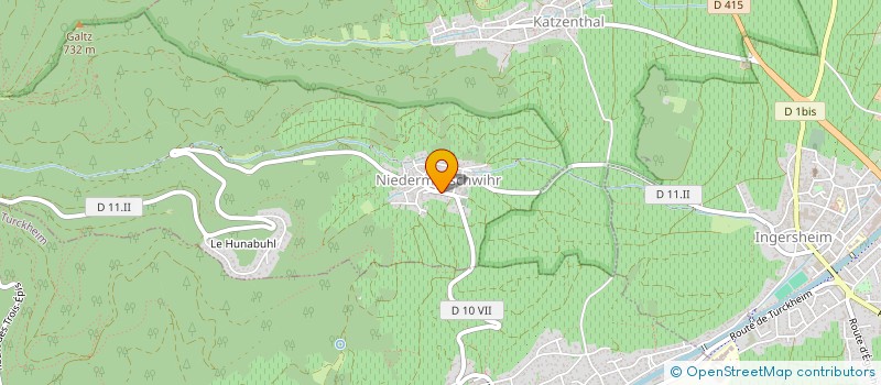 localisation de l'entreprise EARL HABLITZ MATTHIEU  NIEDERMORSCHWIHR