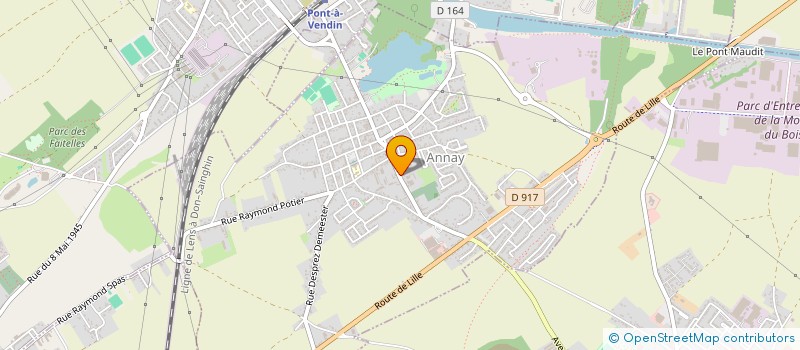 localisation de l'entreprise EARL HACCART à ANNAY