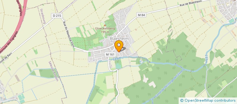 localisation de l'entreprise EARL HALBWACHS FERME SCHLOSSGARTEN  BLAESHEIM