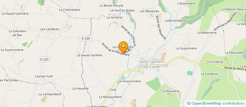localisation de l'entreprise EARL HAMELIN à SAINT-LAURENT-DE-CUVES