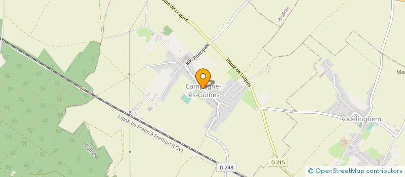 localisation de l'entreprise EARL HAMEREL CLAUDE & MICHEL à CAMPAGNE-LES-GUINES