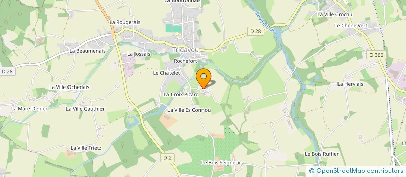 localisation de l'entreprise EARL HAMON à PLESLIN TRIGAVOU