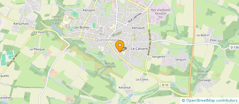 localisation de l'entreprise EARL HAMON  LARRE