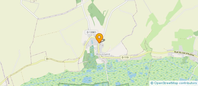 localisation de l'entreprise EARL HANOT à ROUSSENT