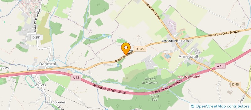 localisation de l'entreprise EARL HARAS DE LA VAUSSERIE  ANNEBAULT