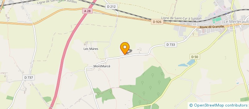 localisation de l'entreprise EARL HARAS DE MONTMARCE à LE MERLERAULT