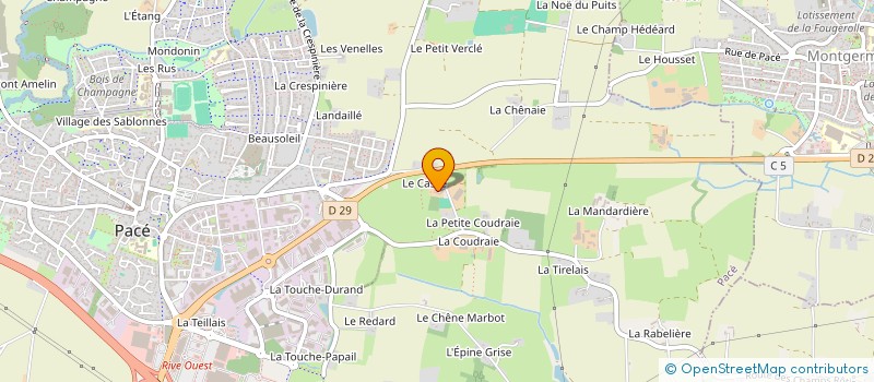 localisation de l'entreprise EARL HARAS DU CASSE à PACE