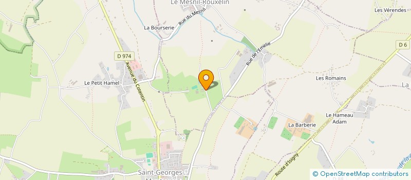 localisation de l'entreprise EARL HARAS DU COTIS  LE MESNIL-ROUXELIN