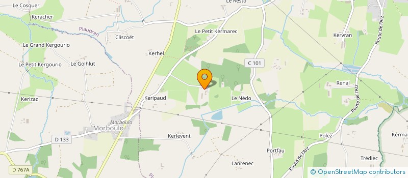 localisation de l'entreprise EARL HARAS DU FEU à PLAUDREN