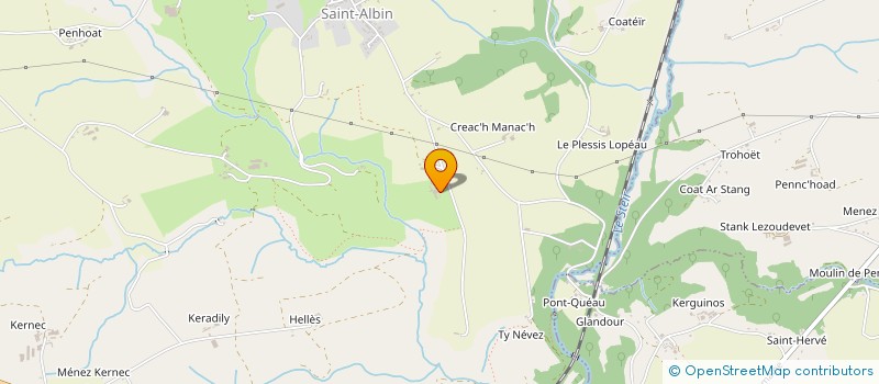 localisation de l'entreprise EARL HASCOET à PLOGONNEC