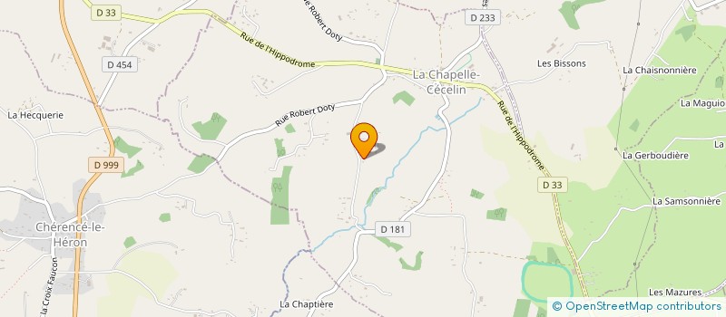 localisation de l'entreprise EARL HAUPAIS à LA CHAPELLE-CECELIN