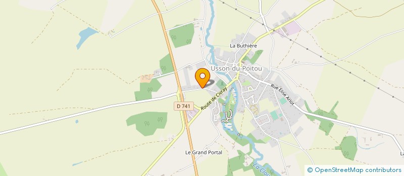 localisation de l'entreprise EARL HAY FRANCK à USSON-DU-POITOU