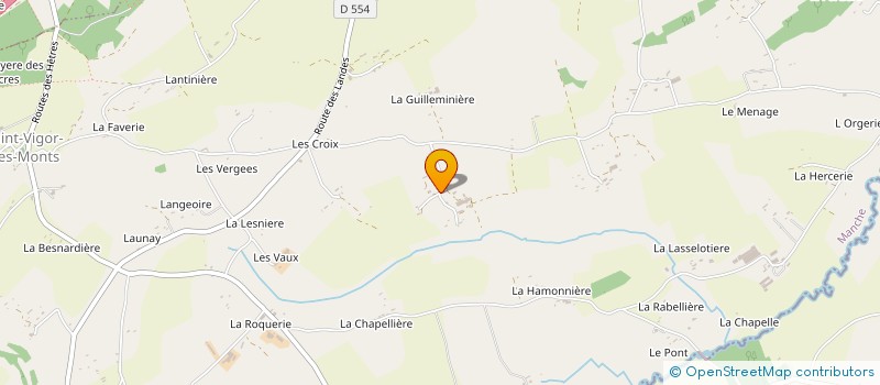 localisation de l'entreprise EARL HAYE à SAINT-VIGOR-DES-MONTS