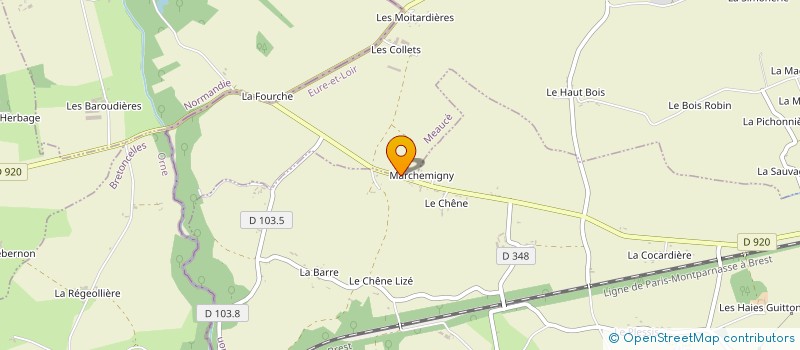 localisation de l'entreprise EARL HAYE STEPHANE à MEAUCE