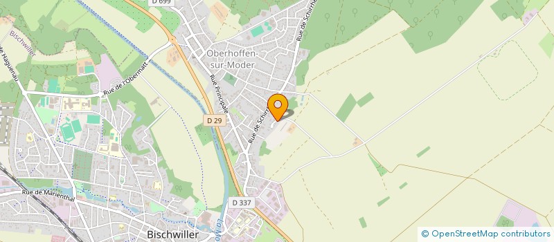 localisation de l'entreprise EARL HEINRICH THIERRY à OBERHOFFEN-SUR-MODER