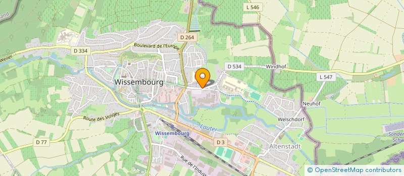 localisation de l'entreprise EARL HELBERG à WISSEMBOURG