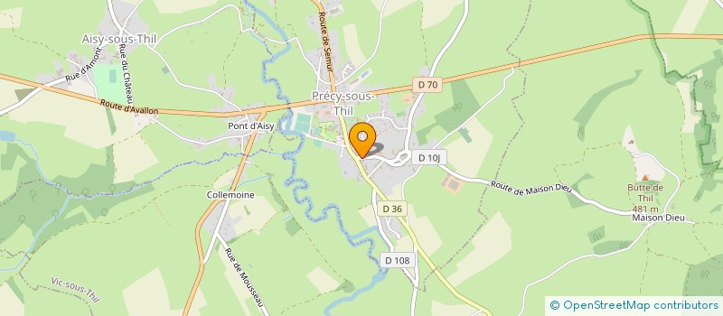 localisation de l'entreprise EARL HELIOT  NAN-SOUS-THIL