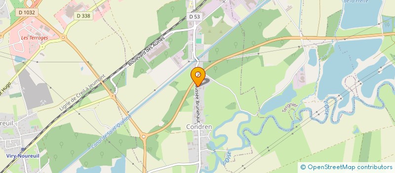 localisation de l'entreprise EARL HENET- JULIEN  CONDREN