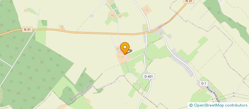 localisation de l'entreprise EARL HENRIET BACHELET  BEAUVOIR-EN-LYONS