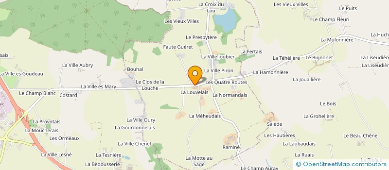 localisation de l'entreprise EARL HENRY à LANDUJAN