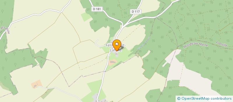 localisation de l'entreprise EARL HENRY à FERRIERE-ET-LAFOLIE