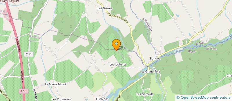 localisation de l'entreprise EARL HERAUD  VAL-DE-LIVENNE