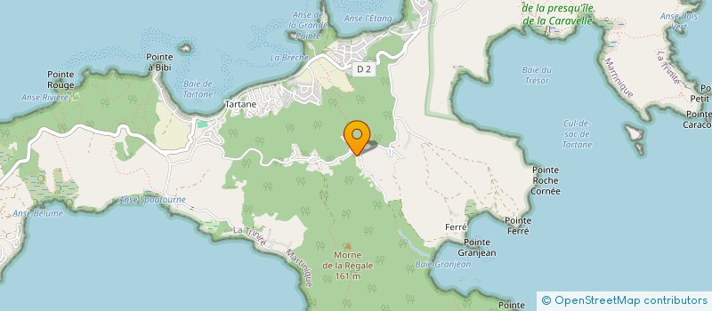 localisation de l'entreprise EARL HERBORISTERIE CREOLE  LA TRINITE