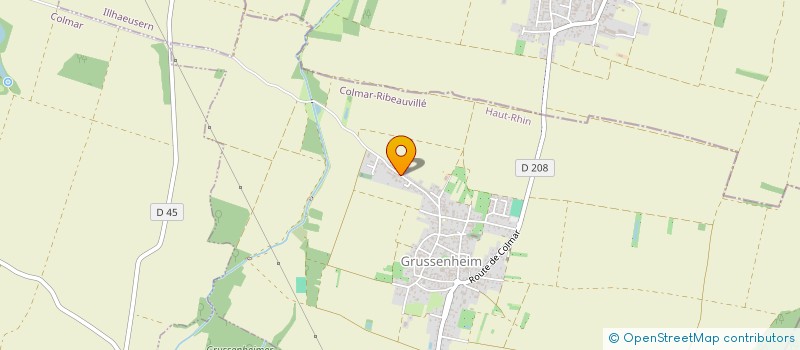 localisation de l'entreprise EARL HERQUE HAUMESSER  GRUSSENHEIM