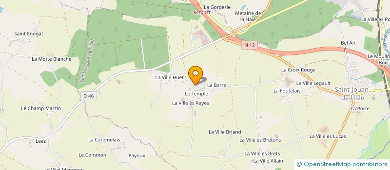 localisation de l'entreprise EARL HERVE à SAINT-JOUAN-DE-L'ISLE