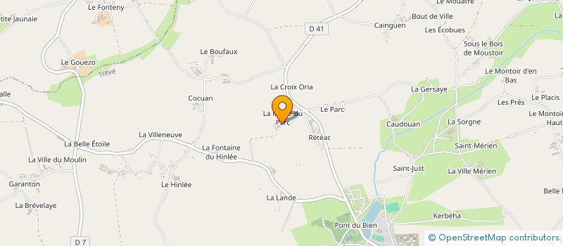 localisation de l'entreprise EARL HERVO à TREVE