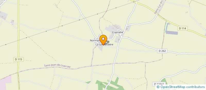 localisation de l'entreprise EARL HILLAIREAU  SAINT-JEAN-DE-LIVERSAY