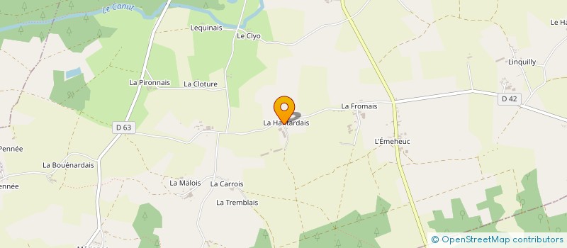 localisation de l'entreprise EARL HILLION à MAXENT