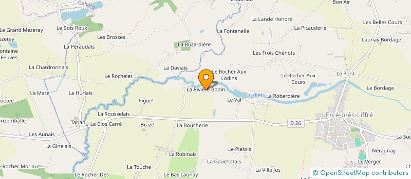localisation de l'entreprise EARL HILLION-MAZURAIS à ERCE-PRES-LIFFRE