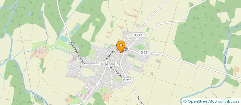 localisation de l'entreprise EARL HIPP REMY  HILSENHEIM