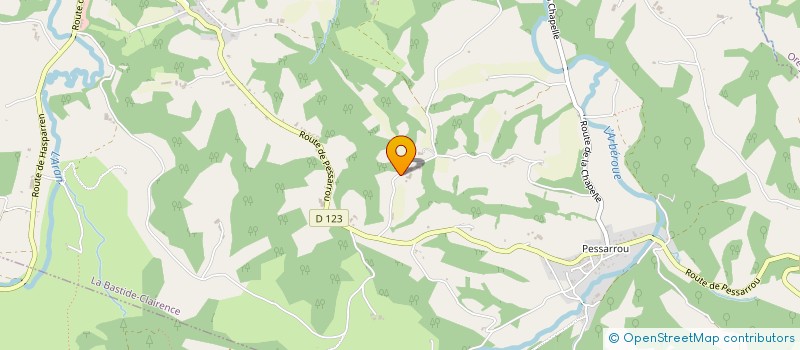 localisation de l'entreprise EARL HIRIGOYEN  LA BASTIDE-CLAIRENCE