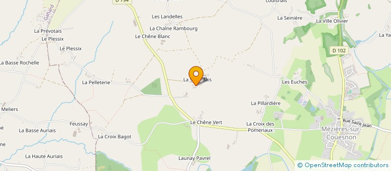 localisation de l'entreprise EARL HODAYER à MEZIERES-SUR-COUESNON