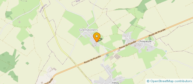 localisation de l'entreprise EARL HORCHOLLE-GODIN  GREMEVILLERS