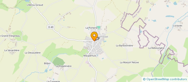 localisation de l'entreprise EARL HORIZON GAV' à MENOMBLET