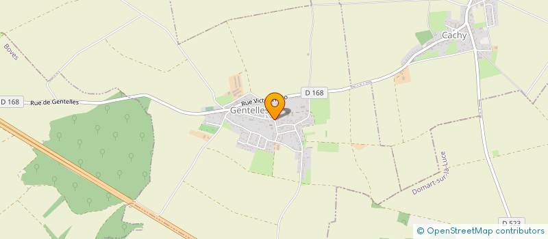 localisation de l'entreprise EARL HORIZON LAIT à GENTELLES