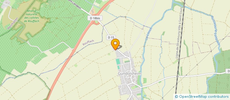 localisation de l'entreprise EARL HORN  GUNDOLSHEIM