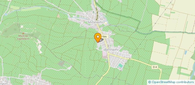 localisation de l'entreprise EARL HORTENSE WAGNER  BENNWIHR