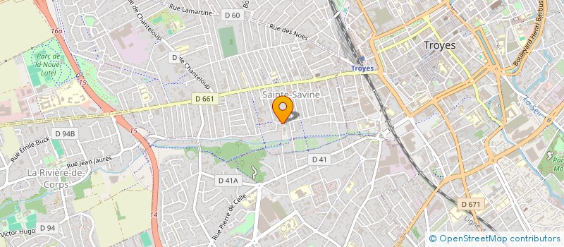 localisation de l'entreprise EARL HORTICULTURE BROYON  SAINTE-SAVINE