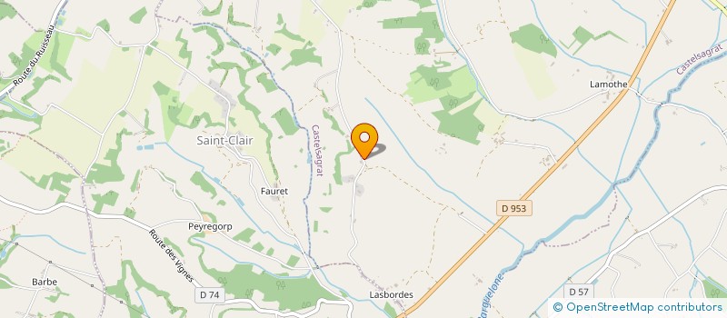 localisation de l'entreprise EARL HORTIFLOR à GOUDOURVILLE