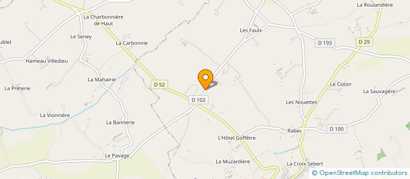 localisation de l'entreprise EARL HOTEL AU SOUEF à SAINT-MARTIN-DE-CENILLY