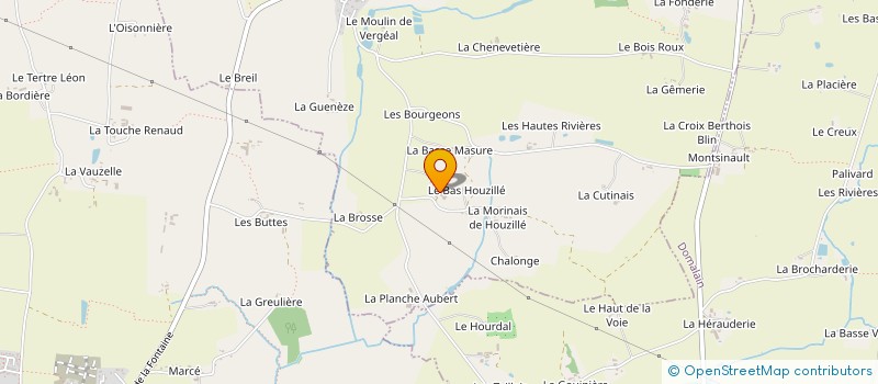 localisation de l'entreprise EARL HOUZILLE  VERGEAL