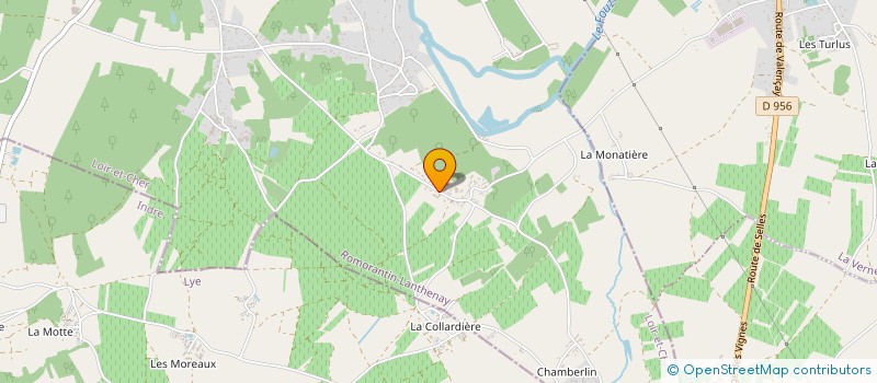 localisation de l'entreprise EARL HUBERT ET OLIVIER SINSON  MEUSNES