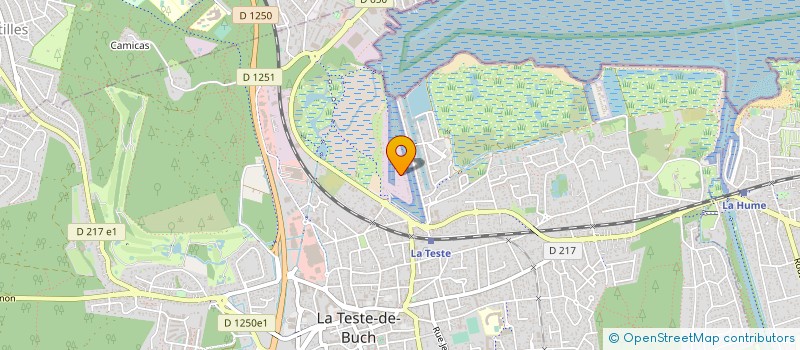 localisation de l'entreprise EARL HUITRE MARGO à LA TESTE-DE-BUCH
