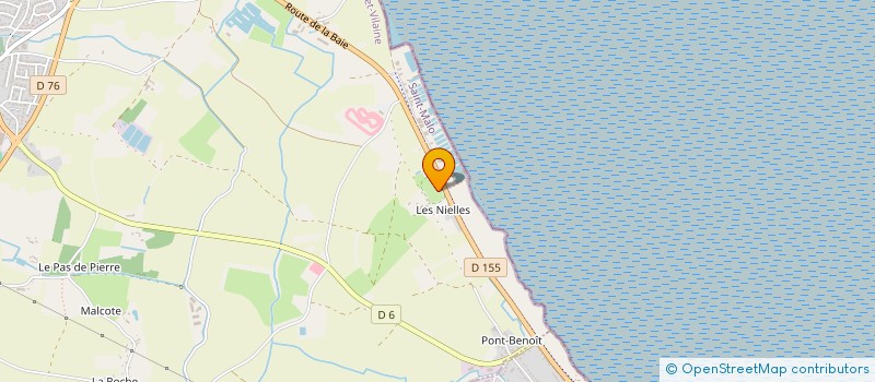localisation de l'entreprise EARL HUITRES CAHUE à SAINT-MELOIR-DES-ONDES
