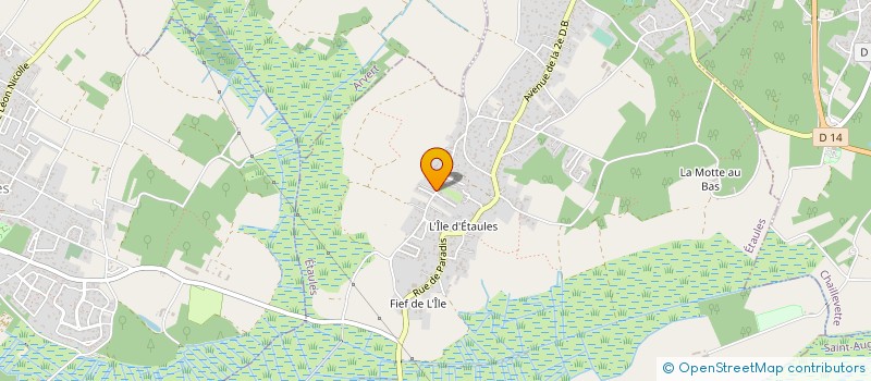 localisation de l'entreprise EARL HUITRES GABORIAU à ETAULES