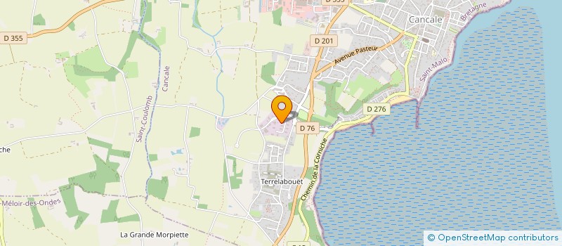 localisation de l'entreprise EARL HUITRES GOUDE à CANCALE